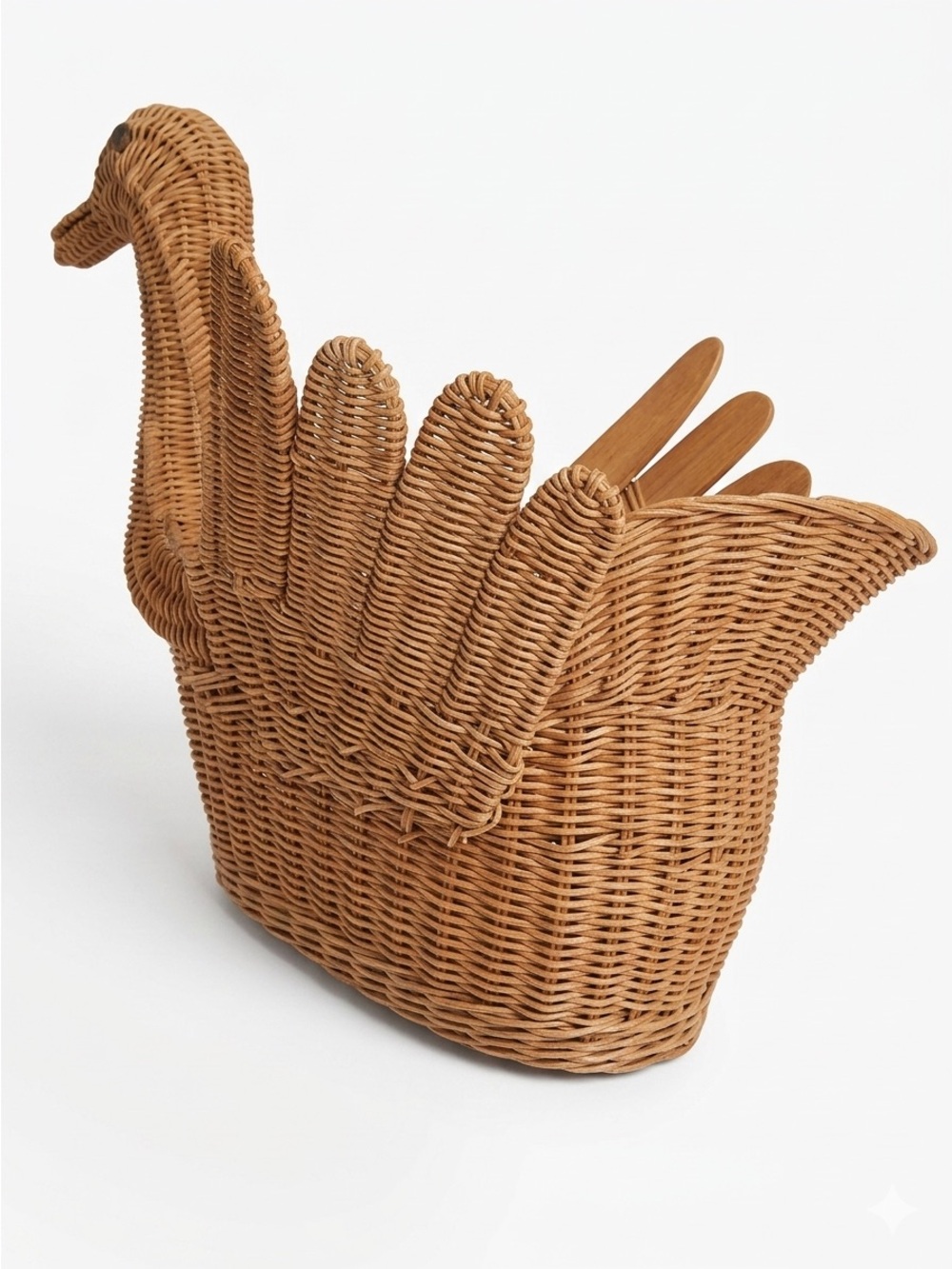 Original Handwoven Goose Basket - Picture 5 of 7